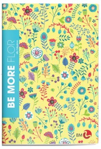 KOH-I-NOOR Zeszyt A4 kratka 48 kartek 100 g Be More Flor WZORY