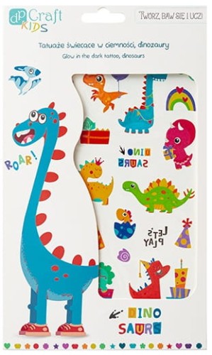 TATUAŻE ŚWIECĄCE W CIEMNOŚCI, DINOZAURY.jpg