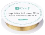 DPCRAFT Drucik miedziany florystyczny scrapbooking 0,3 mm 20 m ZŁOTY
