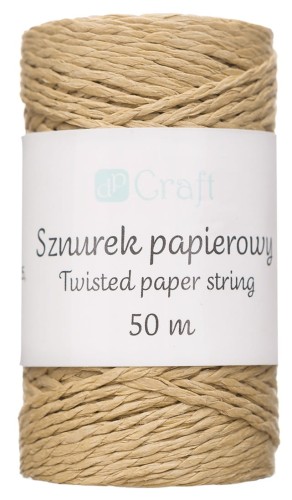 SZNUREK PAPIEROWY SKRĘCANY, KRAFT, 50 M.jpg