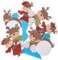 NAKLEJKI 3D Z PIANKI - ZABAWNE RENIFERY, 10 SZT.jpg