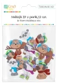 NAKLEJKI 3D Z PIANKI - ZIMOWE ZWIERZAKI, 12 SZT.-1.jpg