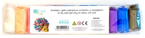 DpCraft Glinka polimerowa piankolina plastelina masa 12 kolorów