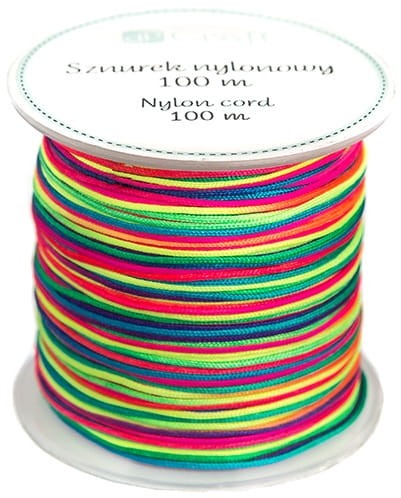 SZNUREK NYLONOWY, 0,8 MM, 100M, TĘCZOWY.jpg