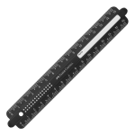 FABER-CASTELL Linijka niełamliwa flex Dots 15 cm CZARNA