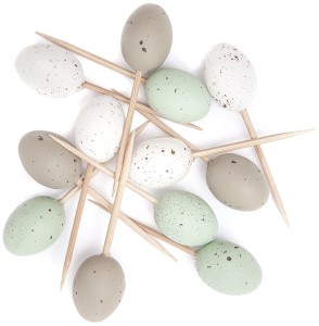 DPCRAFT Mini jajka przepiórcze na piku pisaki 12 szt Mint&Natural