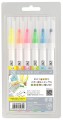 Kuretake-Clean-Color-Dot-Highlight-6szt.-jedna-koncowka-TCSD-61006VC.jpg