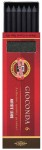 KOH-I-NOOR Wkłady do ołówka pastel twardy Gioconda 6 sztuk 5,6 mm CZARNY