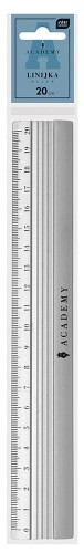Linijka aluminiowa 20cm ACADEMY.jpg