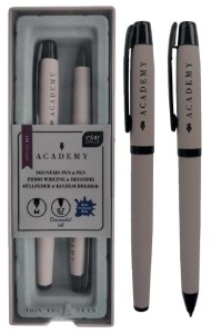 Interdruk Zestaw prezentowy w etui pióro wieczne + długopis Academy