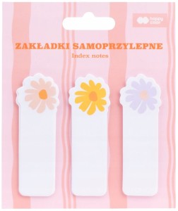 INTERDRUK Zakładki indeksujące karteczki samoprzylepne 3 x 20 Bloom