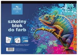 KOH-I-NOOR Blok szkolny do farb A3 10 kartek 180 g Kameleon