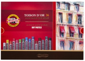 KOH-I-NOOR Pastele suche kredki Toison D'or 36 kolorów