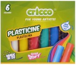 CRICCO Plastelina szkolna masa plastyczna 6 kolorów