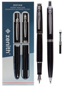 ZENITH Komplet długopis + pióro 60 Elegance w etui - KOLORY
