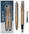 Zestaw ZENITH 60 CLASSIC GOLD - Pióro wieczne + Długopis automatyczny w etui - 6 szt. displayrrrr.jpg