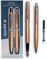 Zestaw ZENITH 60 CLASSIC GOLD - Pióro wieczne + Długopis automatyczny w etui - 6 szt. displayrrr.jpg