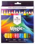 KOH-I-NOOR Kredki wielokolorowe magiczne 12+1 kol