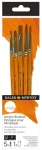 DALER-ROWNEY Pędzle syntetyczne do akryli Acrylic Brush 5 sztuk