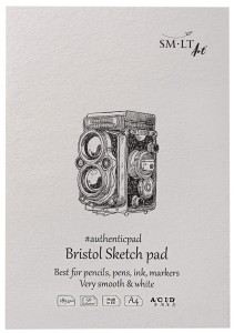 SMLTArt Blok szkicowy szkicownik A4 185 g 50 arkuszy Authentic Bristol