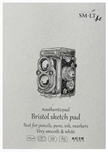 SMLTArt Blok szkicowy szkicownik A5 185 g 30 arkuszy Authentic Bristol