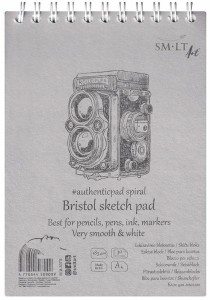 SMLTArt Blok szkicowy szkicownik na spirali A4 185 g 30 arkuszy Authentic Bristol