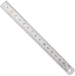 SPREE Linijka metalowa szkolna 15 cm
