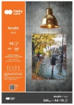 HAPPY COLOR Blok do akrylu A4 360 g 10 kartek