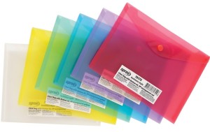 SPREE Teczka kopertowa PP A5 transparentna - KOLORY