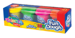COLORINO Masa plastyczna ciastolina 4 kolory NEON +foremki